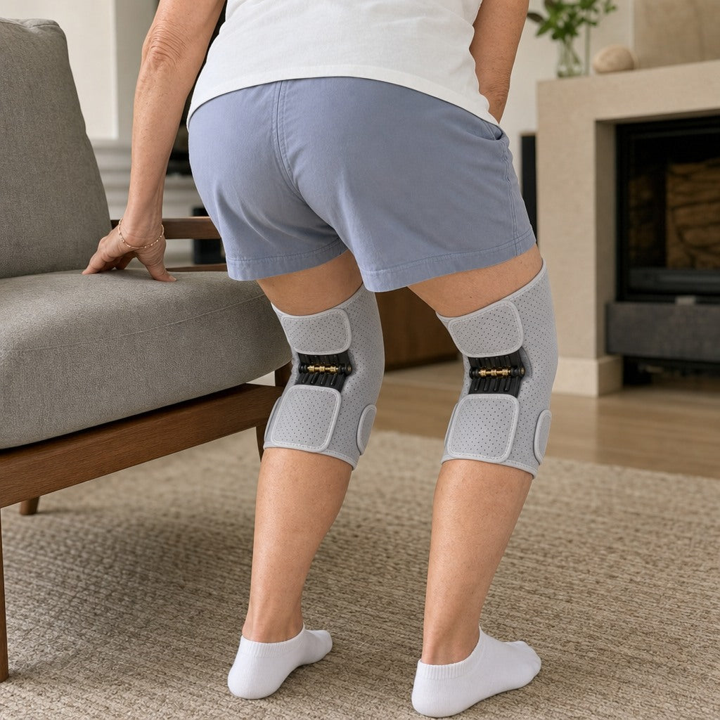 Rear view of StepSpring during a low-seat stand-up moment